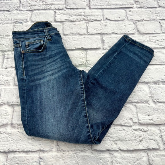 Judy Blue Womens Jeans Size 5/27 Blue Denim Skinny Leg Casual Stretch High Waist - Picture 1 of 11